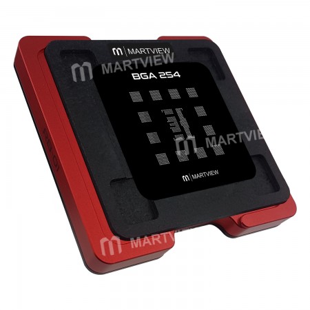 Martview RB-01 Reballing Stencil Tin Net Full Set for EMMC / EMCP / UFS BGA153 / 162 / 169 / 186 / 221 / 254 With Fixed Plate and Magnetic Base Holder - Indonesia