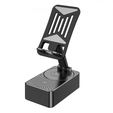 3-in-1 Rotating Foldable Cell Phone Stand with Bluetooth Speaker