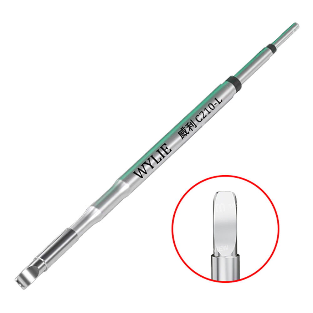 wylie c210-l-curved-soldering-iron-tip-for-multi-pin-fpc-cables-soldering-repair-1