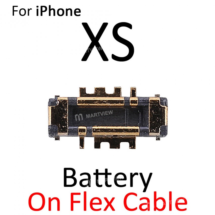 Replacement fpc battery motherboard flex cable connector holder for iPhone xs max xs xr x 8 plus 8 7