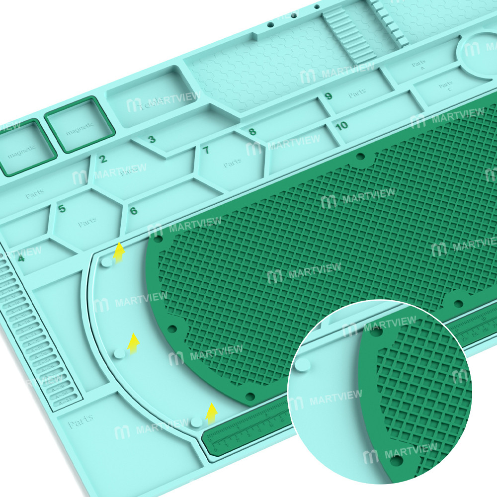 te 736-2-in-1-multifunctional-high-temperature-resistant-silicone-repair-mat-with-magnetic-alignment
