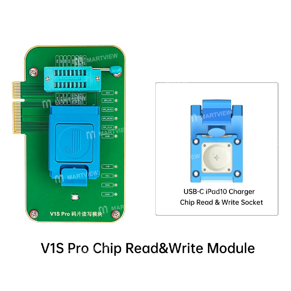 jcid v1s-pro-chip-rw-module-usb-c-ipad10-charger-chip-rw-socket-for-iphone-ipad-2