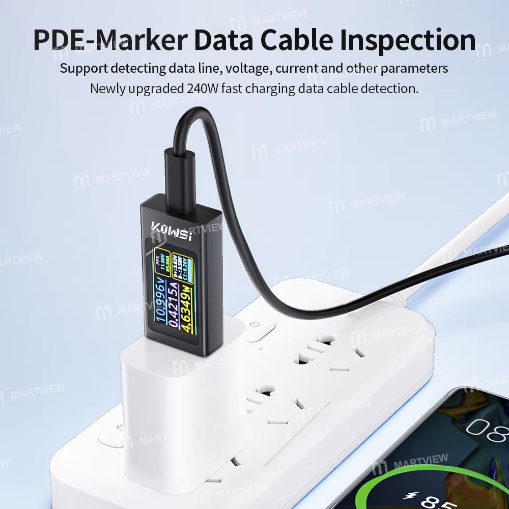 kws x1-type-c-multifunctional-voltage-current-power-meter-supports-ripple-testing-and-charging-proto