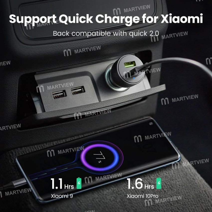 ugreen cd213-dual-usb-qc30-18w-mini-fast-charging-car-cigarette-light-charger-4