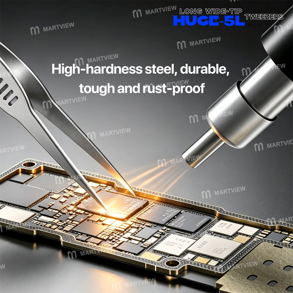 mechanic huge-5l-long-version-wide-body-nonmagnetic-professional-repair-tweezers-5
