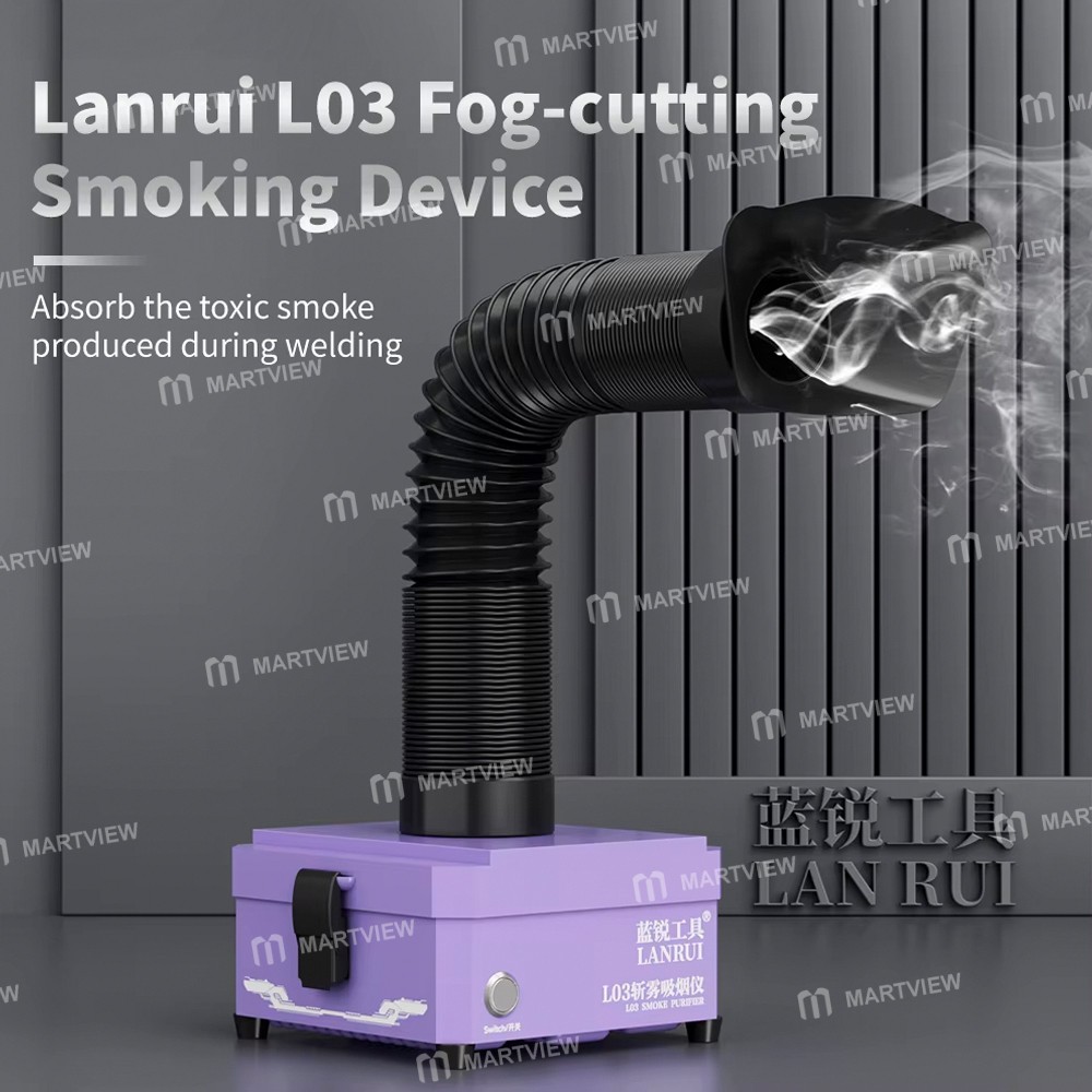 lanrui l03-powerful-desktop-smoke-purifier-for-pcb-soldering-repair-3