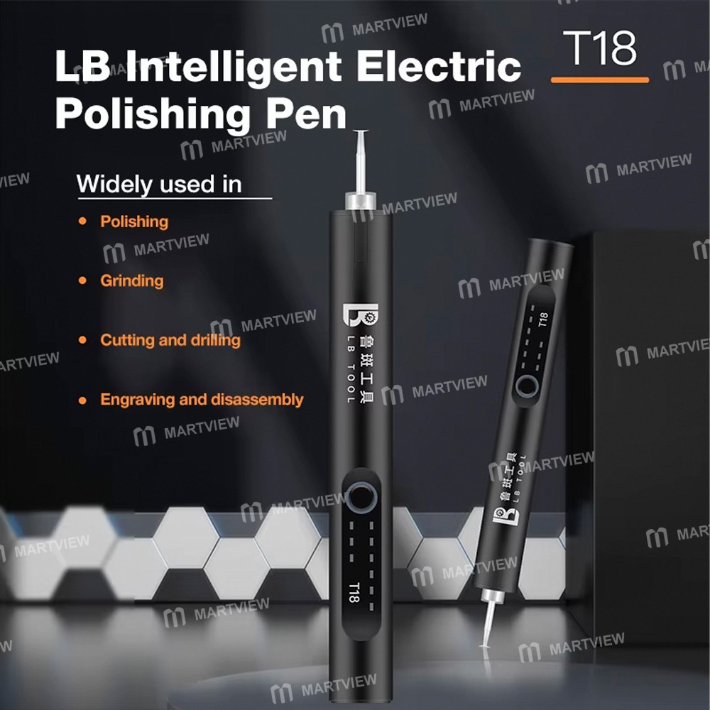 lb tool-t18-speed-adjustable-intelligent-electric-grinding-pen-with-7pcs-grinding-heads-2