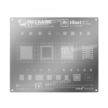 Mechanic iSmt Horn Design Universal BGA Plant Stencil Net for iPhone 6 / 6 Plus