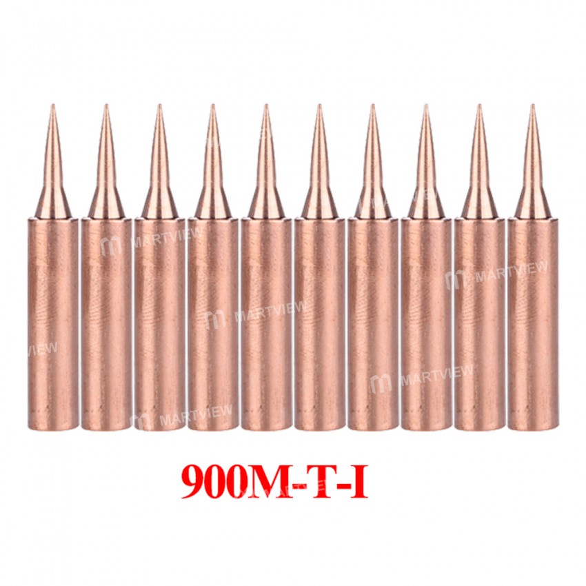 900M-T Series Pure Copper Soldering Iron Tip -10Pcs