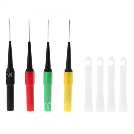0.7mm Multimeter Pen Mini Piercing Probes Kit - 4Pcs