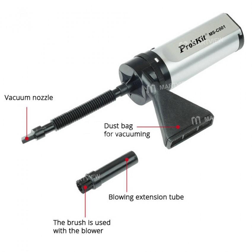 Pro'sKit MS-C001 Portable Mini Vacuum Cleaner