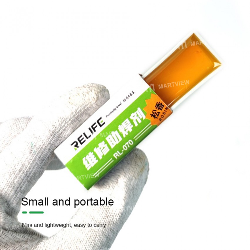 Relife RL-070 Carton Rosin Soldering Iron Soft Solder Welding Fluxes for Rework Soldering Iron