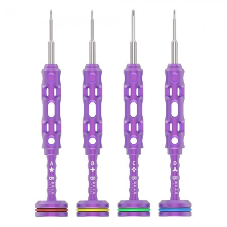 LB Tool Kirin 4-in-1 S2 Alloy Steel Bit Screwdriver Set for Mobile Phone Repair