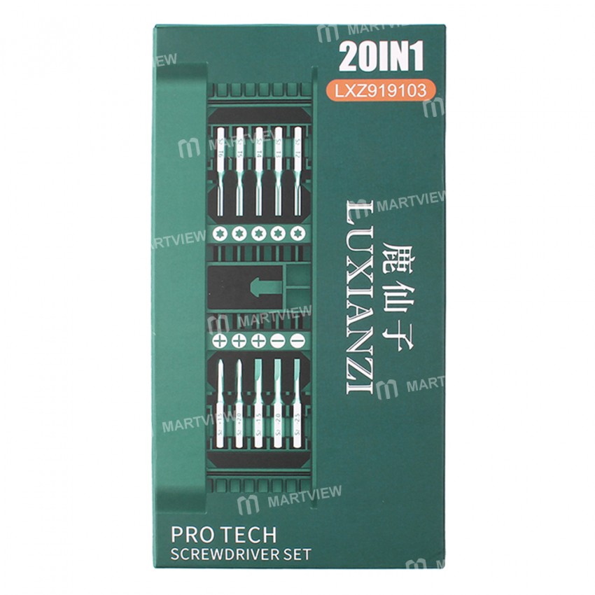 Luxianzi 20-in-1 Multi-function Precision Magnetic Screwdriver Set for Mobile Phone Repair