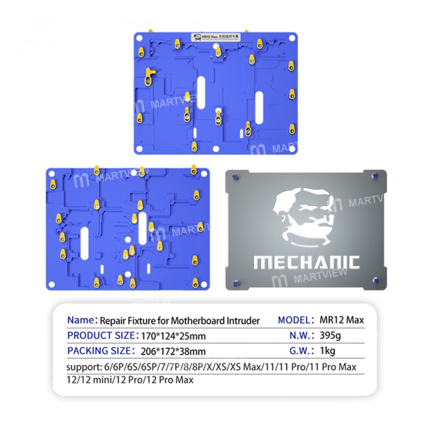 Mechanic MR12 Max 18in1 Motherboard Upper Lower Layer Maintenance Fixture for iPhone 6 - 12 Pro Max
