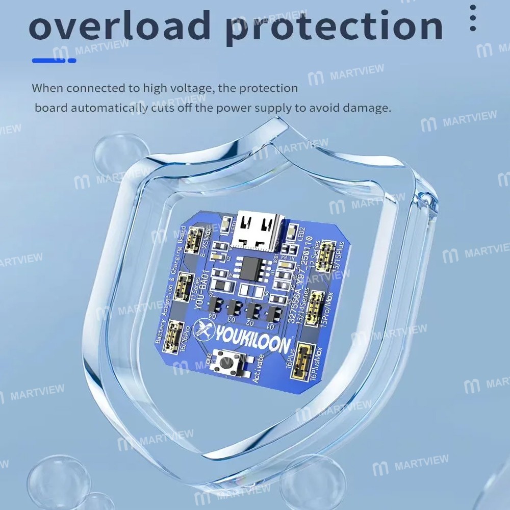 youkiloon you-ba01-battery-activation-charging-board-supports-iphone-8-to-16-series-6