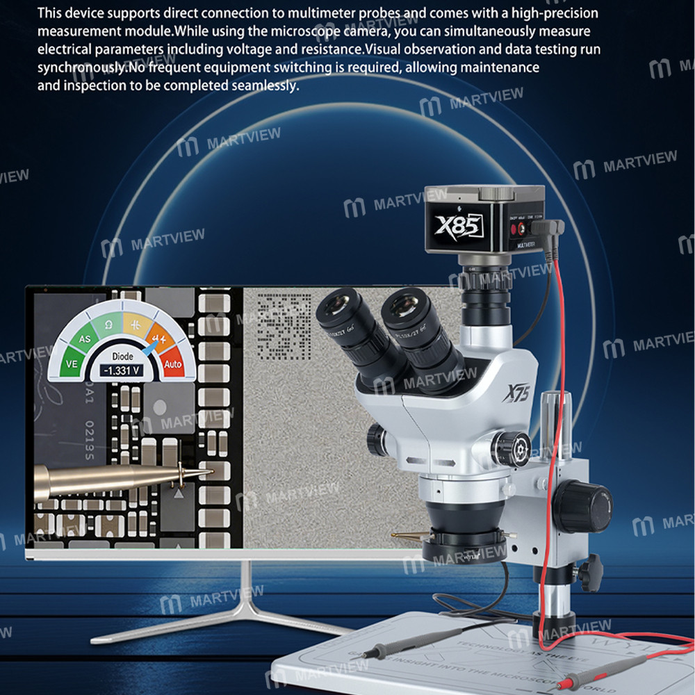 wylie x85-hdmi-usb-dual-output-4k-hd-microscope-camera-with-thermal-imaging-multimeter-functions-3