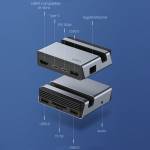 Hagibis 10-in-1 Type-C to 4K HDMI PD 100W Phone Holder Stand Docking Station