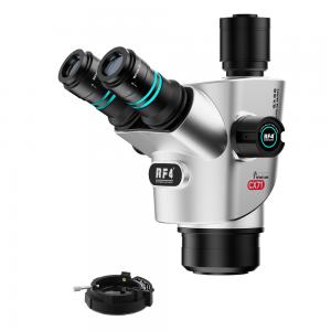 RF4 CX71P 6.5X-65X Premium Dual-Anti Synchronous Zoom Trinocular Stereo Microscope Head
