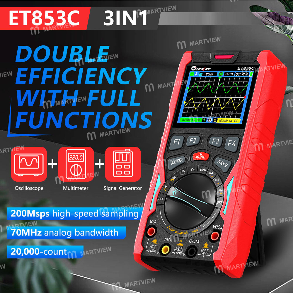 tooltop et853c-handheld-3-in-1-rms-multimeter-dual-channel-oscilloscope--signal-generator-6