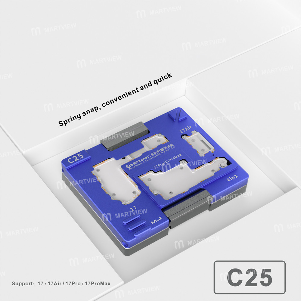 mijing c25-motherboard-layered-testing-fixture-for-iphone-17-17air-17-pro-17pro-max-5