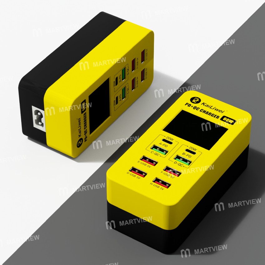 kailiwei klw-at8-8-port-intelligent-pdqc-30-usb-quick-charger-with-led-display-6