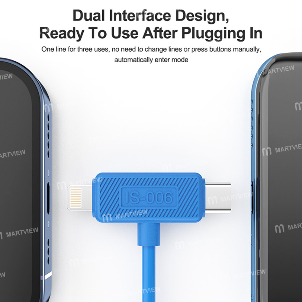 isoft is-006-dual-interface-data-recovery-cable-for-iphone-17-series-ipad-flashing-data-transmission