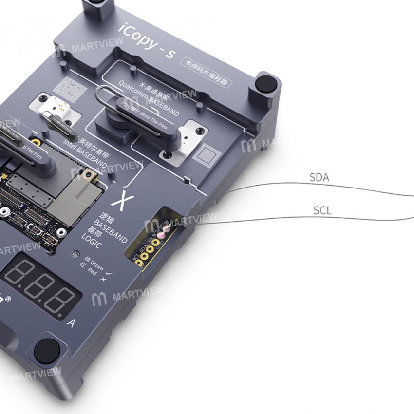 QianLi iCopy-S Double-Sided 4in1 Logic Baseband EEPROM Chip Non-removal for iPhone X / XR / Xs / Xs