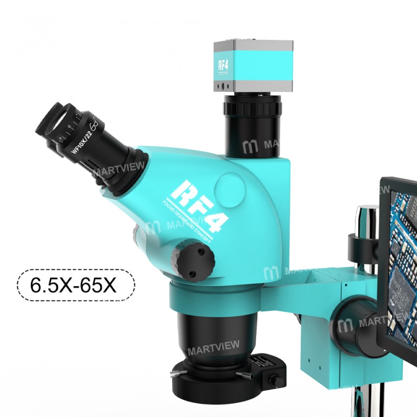 rf4 rf-6565tv-2kc1-s010-binocular-stereo-zoom-industrial-microscope-with-2k-camera-monitor-2