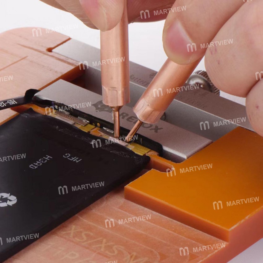 refox rf-0001-mobile-phone-battery-welding-fixture-for-iphone-xs-to-13pro-max-welding-repair-2