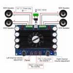 high power-automobile-bluetooth-50-four-channel-50w-digital-power-amplifier-module-2