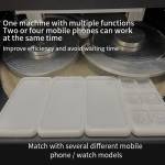 TBK 938 Multi-station Mobilephone Screen Water Mill Polishing Machine Built-in Silent Air Pump