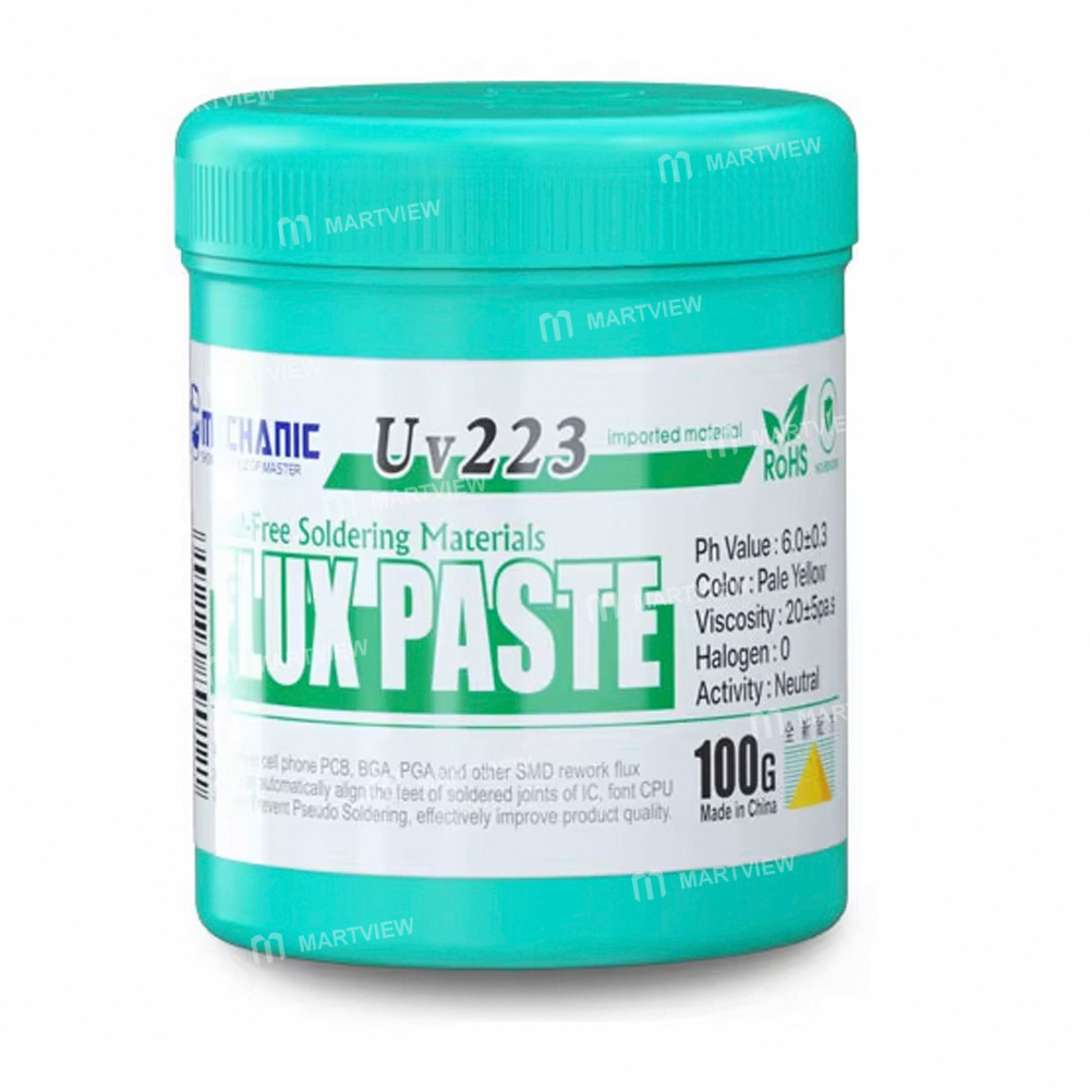 mechanic uv-223-559-10cc-100g-mild-rosin-lead-free-no-clean-solder-flux-9