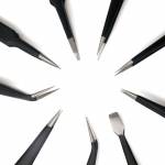9 in 1 Anti-static Precision Tweezers Tool Kit Anti-magnetic Set for iPhone / iPad / Samsung / XiaoM