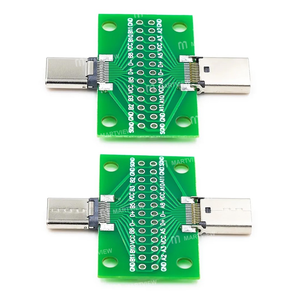 type c-24pin-male-and-female-double-sided-test-board-5