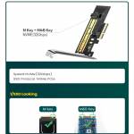 Ugreen CM302 PCI-E to M2 NVME&NGFF Single-bay / Dual-bay Riser Expansion Card Support PCI-E4.0