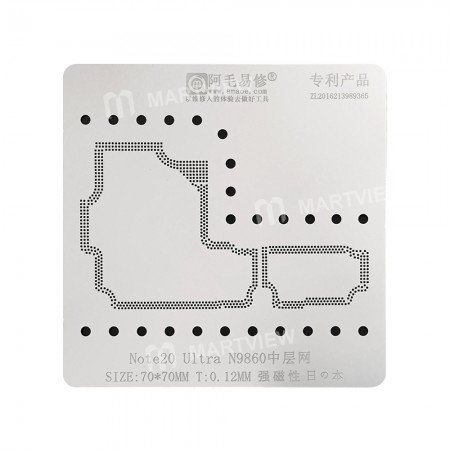 Amaoe Middle Layer BGA Reballing Stencil Net for Samsung Note20 Ultra N9860