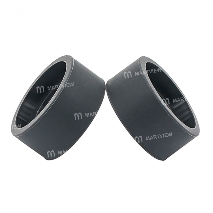 Foldable Rubber Eye Guards Caps for 34-38 mm Microscope Eyepiece Telescope - Pair