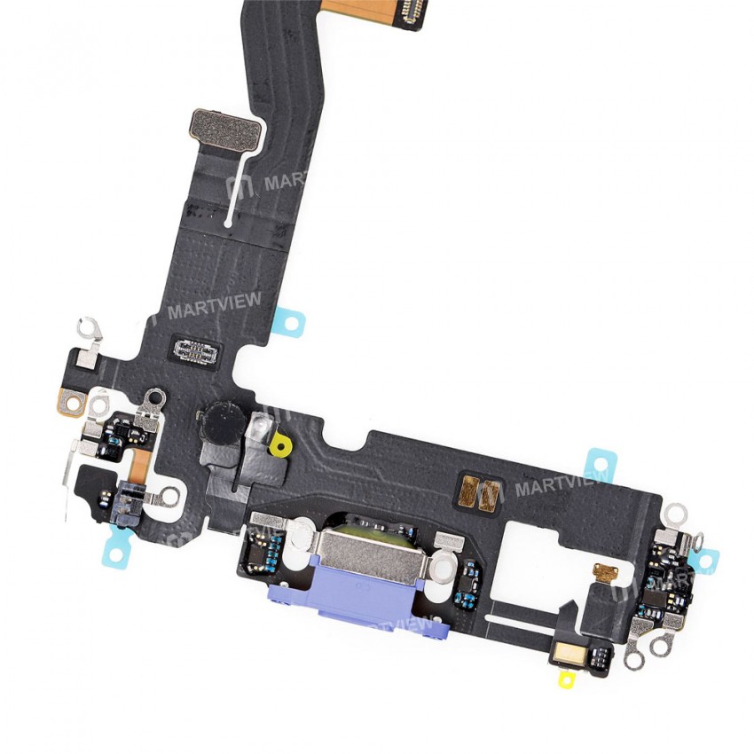 Replacement usb charging flex cable for iPhone 12 12 pro blue