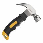 Deli 8OZ Multifunction TPR Handle Shockproof Stainless Steel Mini Claw Hammer