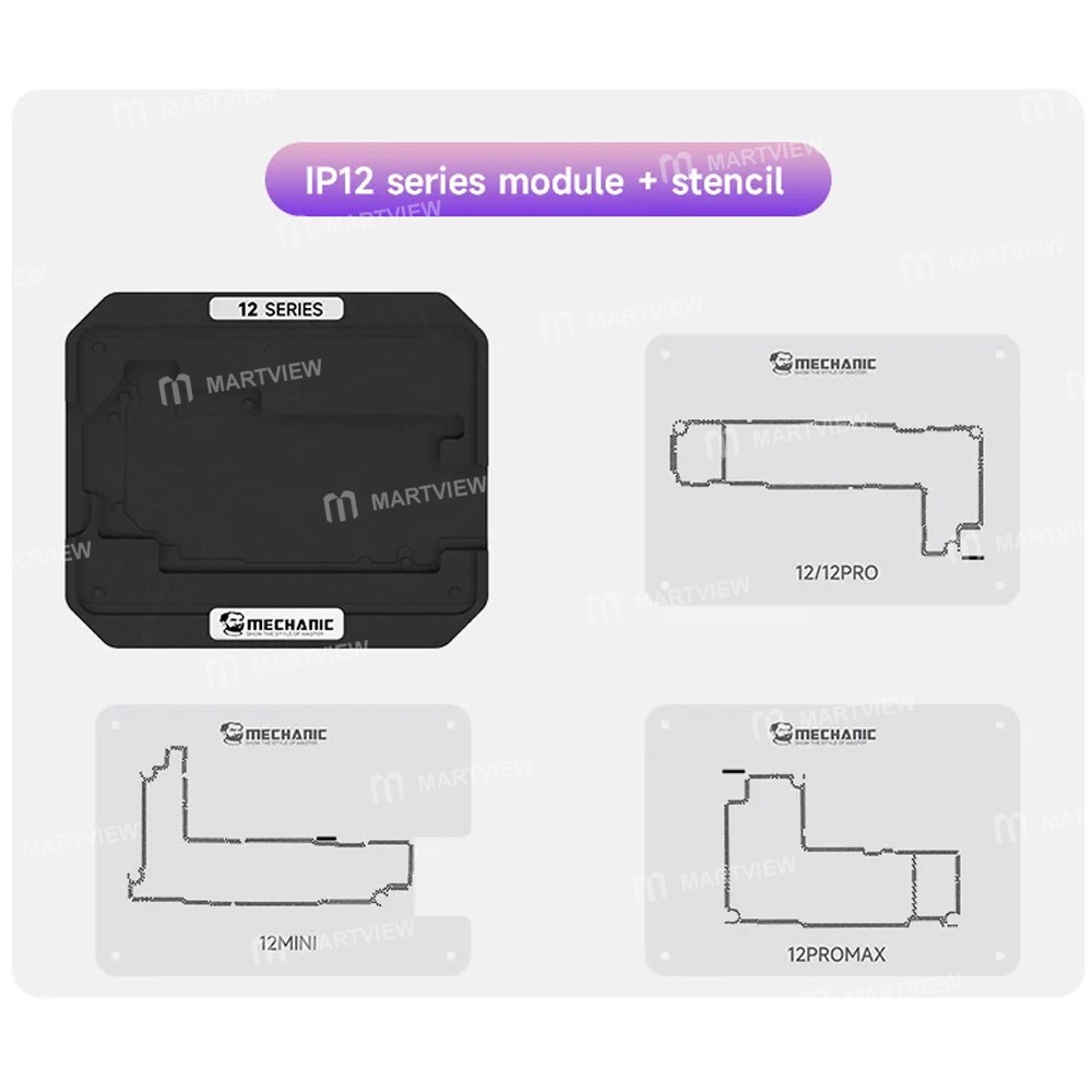 mechanic 251-middle-layer-tin-planting-bga-reballing-platform-set-for-iphone-x-to-16pro-max-9
