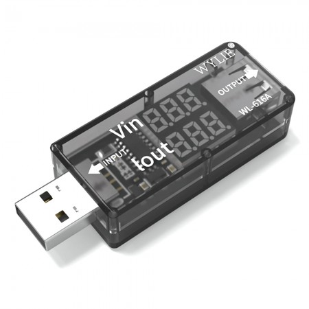 Wylie WL-616A Mini Real-Time Digital Display USB Charging Detector