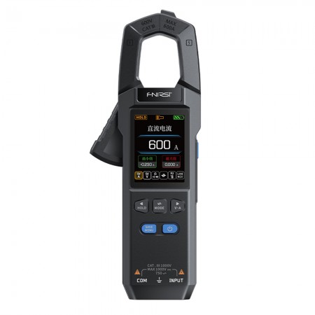 Fnirsi DMC-100 10000 Counts 600A DC / AC Current Clamp Meter with NCV