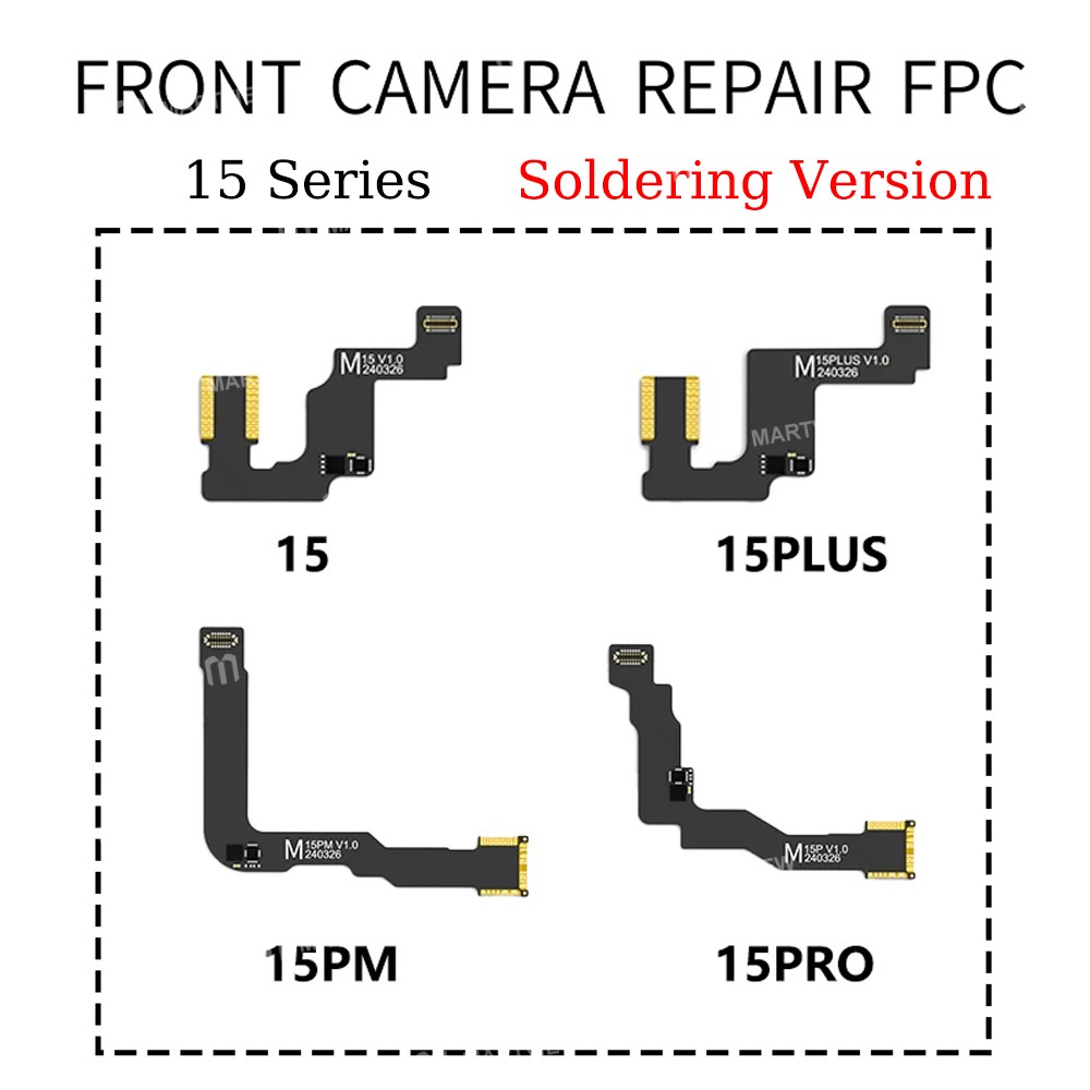 mijing zh01-front-camera-repair-fpc-flex-cable-for-iphone-14-to-15pro-max--soldering-version-3