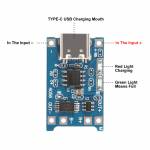 TP4056 Charging Power Module And 18650 lithium Battery Module MICRO / MINI / Type-c Interface
