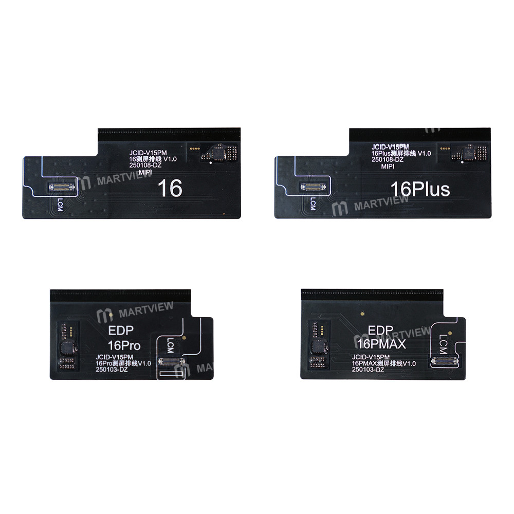 jcid v15pm-lcd-screen-tester-dedicated-flex-cable-for-iphone-16-16-plus-16-pro-16pro-max-1