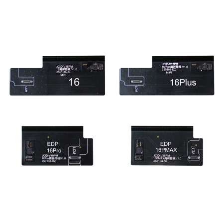 JCID V15PM LCD Screen Tester Dedicated Flex Cable for iPhone 16 / 16 Plus / 16 Pro / 16Pro Max