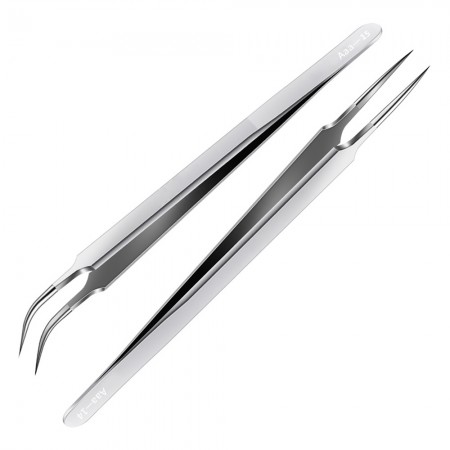 Mechanic Aaa-14 Aaa-15 Ultra Fine High Hardness Stainless Steel Tweezers for Mobile Phone Repair
