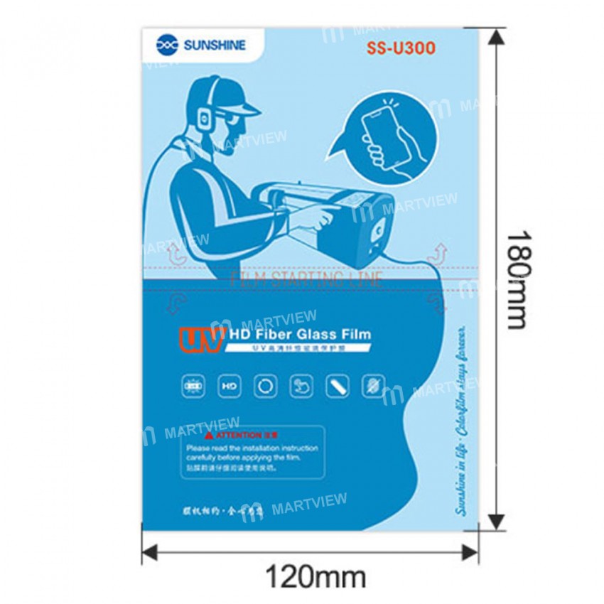 sunshine ss-u300-hd-uv-fiberglass-screen-explosion-proof-protective-film-3