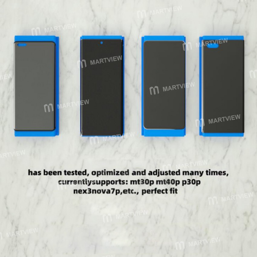 Universal Curved Screen OCA Laminating Mat Silicone Pad for Huawei Mate 20P / Mate 30P / Mate 40P /